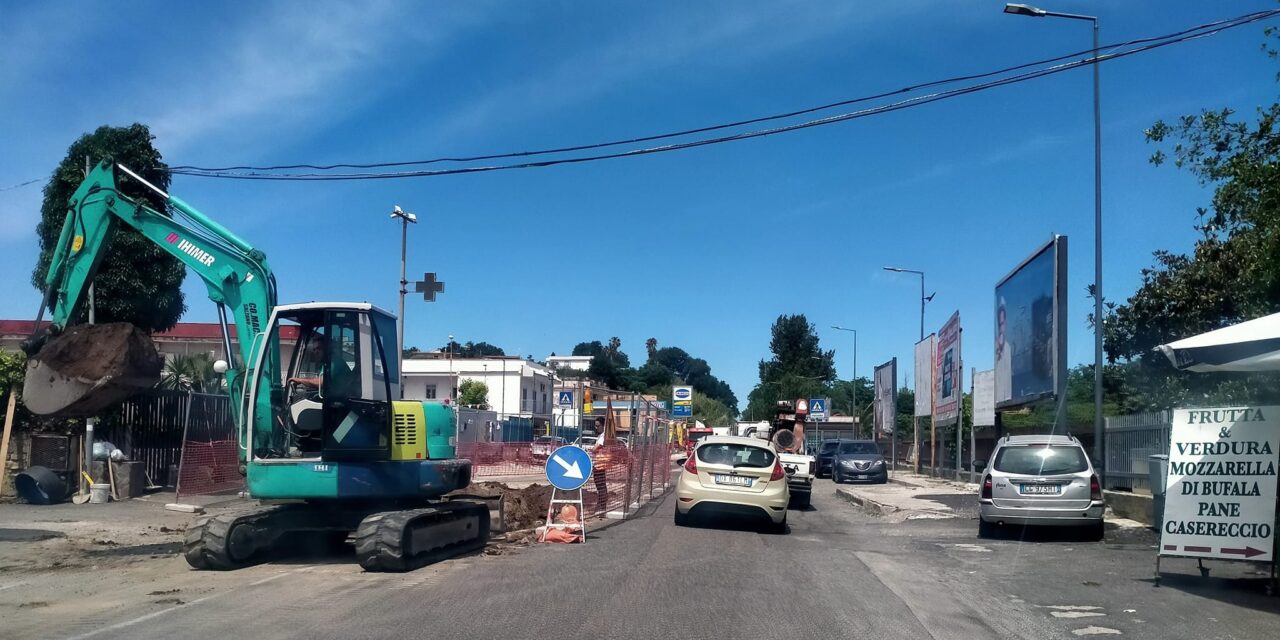 vie di fuga bloccate dai cantieri infiniti – LE FOTO – Cronaca Flegrea