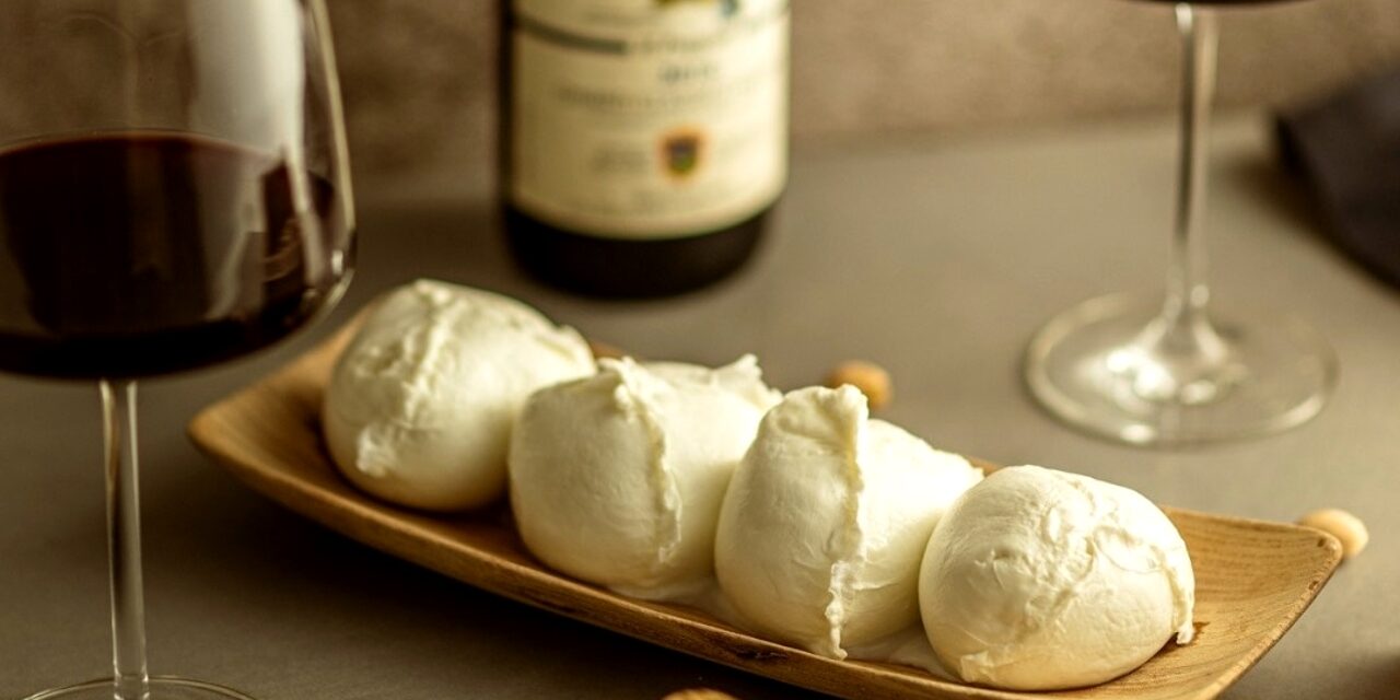 I migliori vini italiani da abbinare alla mozzarella di bufala