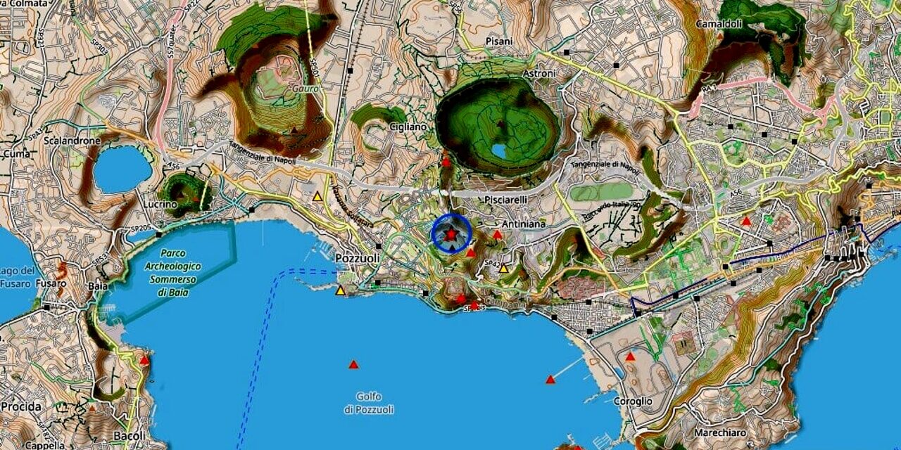 Terremoti nella notte, nuovo sciame sismico nei Campi Flegrei