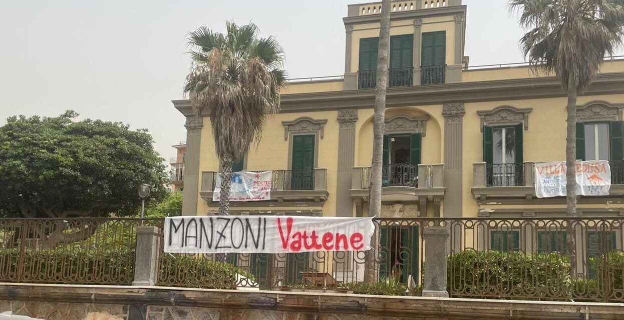 striscione senza firma al Dazio – Cronaca Flegrea