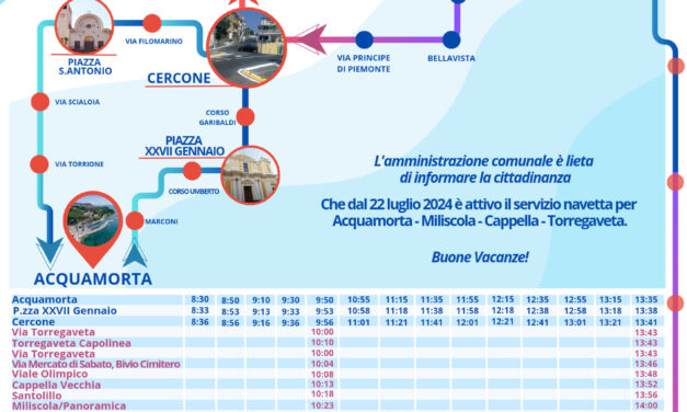 MONTE DI PROCIDA/ Navetta gratuita per raggiungere le spiagge di Acquamorta, Miliscola e Torregaveta – Cronaca Flegrea