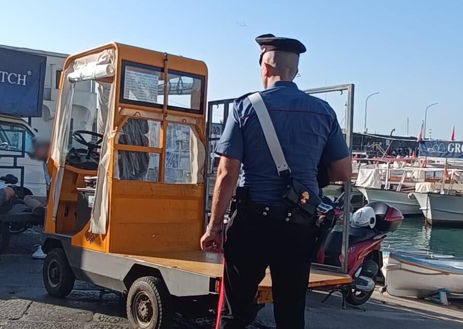 Controlli nelle strutture ricettive, sequestrati due carrelli elettrici senza revisione – Cronaca Flegrea