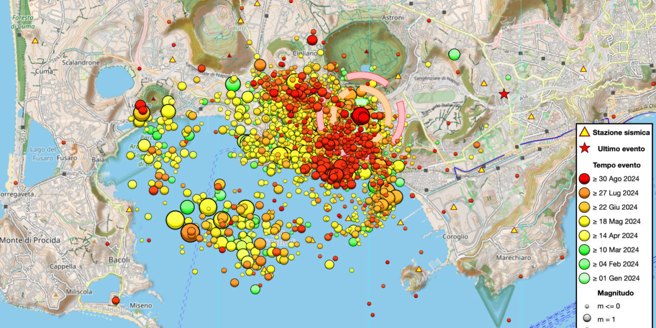 8 terremoti in poche ore – Cronaca Flegrea