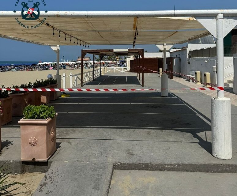 Sequestrato lido abusivo a Varcaturo – LE FOTO – Cronaca Flegrea