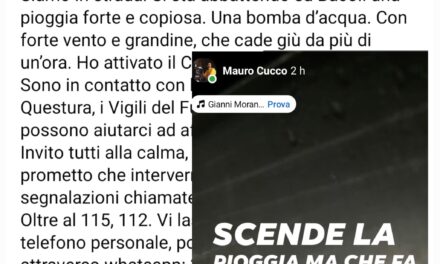 «Scende la pioggia ma che fa» – Cronaca Flegrea