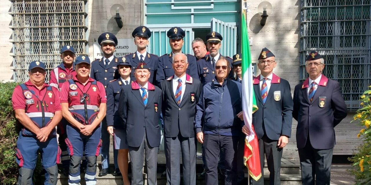 cerimonia davanti al commissariato di Polizia – Cronaca Flegrea