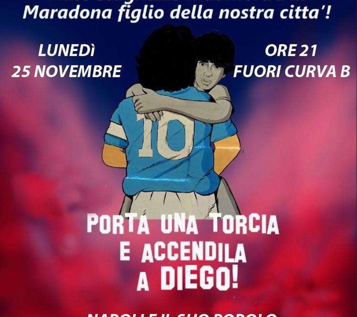 «Porta una torcia e accendila a Diego!» Napoli ricorda Maradona, il più grande calciatore della storia – Cronaca Flegrea