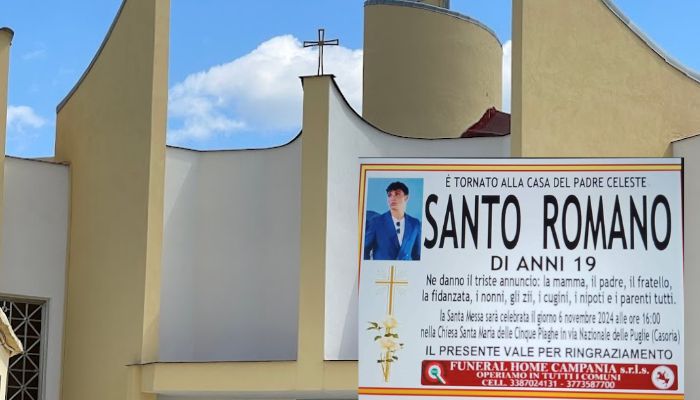 https://www.pozzuolinews24.it/santo-romano-funerali-6-novembre-casoria-napoli/