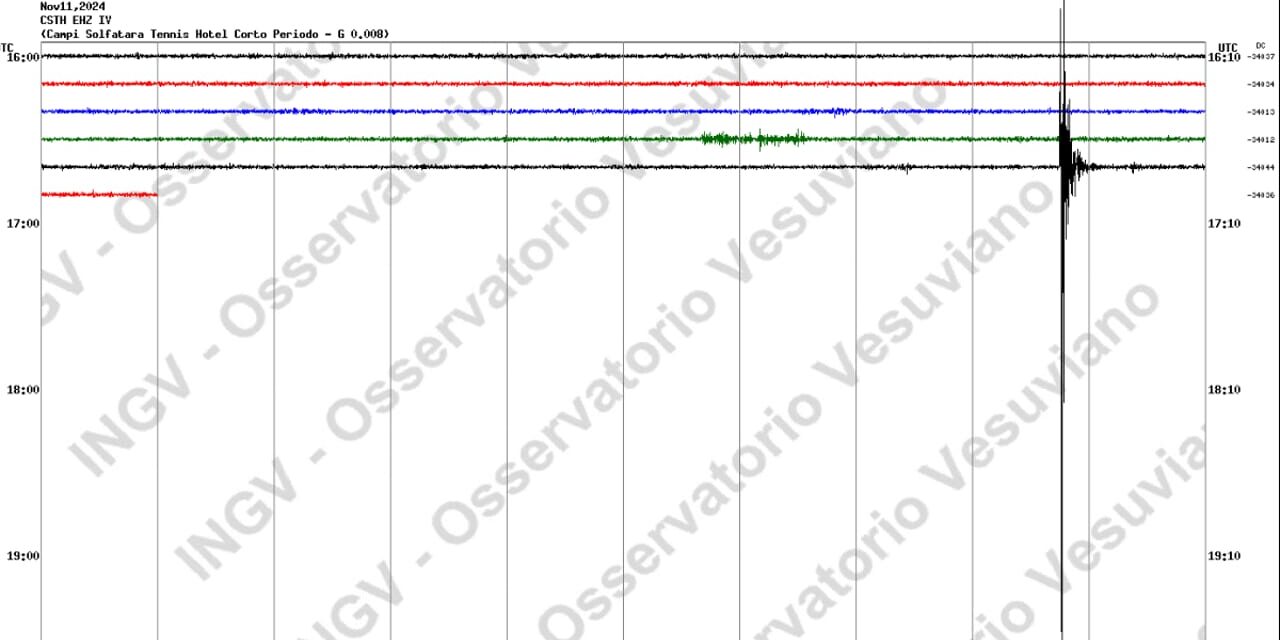 Terremoto 11 novembre 2024