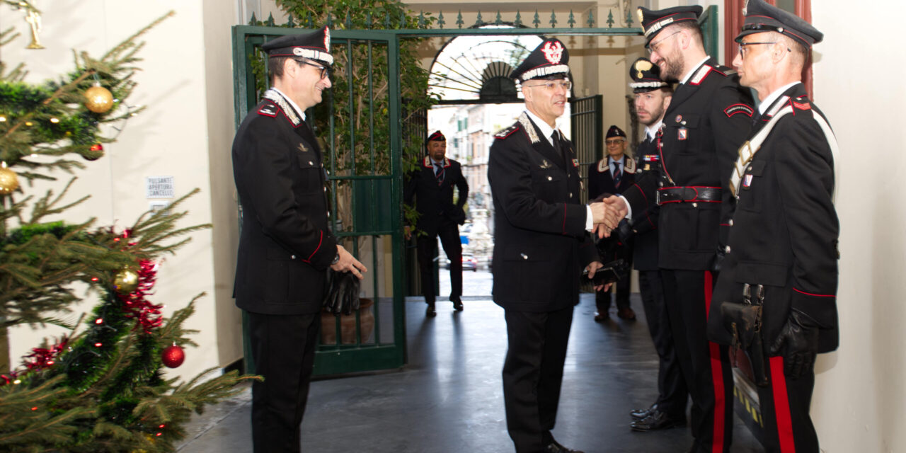 Il Generale La Gala visita il Comando Provinciale dei carabinieri di Napoli per gli auguri di Natale – Cronaca Flegrea