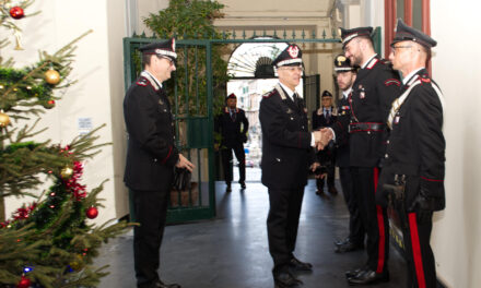 Il Generale La Gala visita il Comando Provinciale dei carabinieri di Napoli per gli auguri di Natale – Cronaca Flegrea