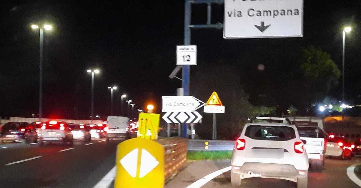 ULTIM’ORA| Incidente dopo via Campana: traffico bloccato in direzione Arco Felice