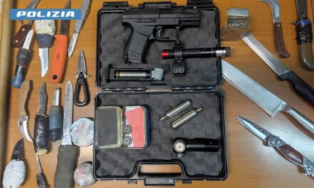 sequestrati piombini, walkie-talkie, coltelli e una pistola – Cronaca Flegrea