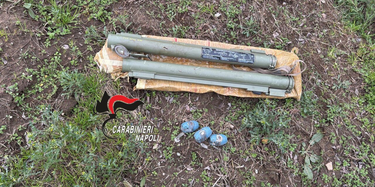 Trovati a Giugliano 2 bazooka e 3 bombe a mano – Cronaca Flegrea