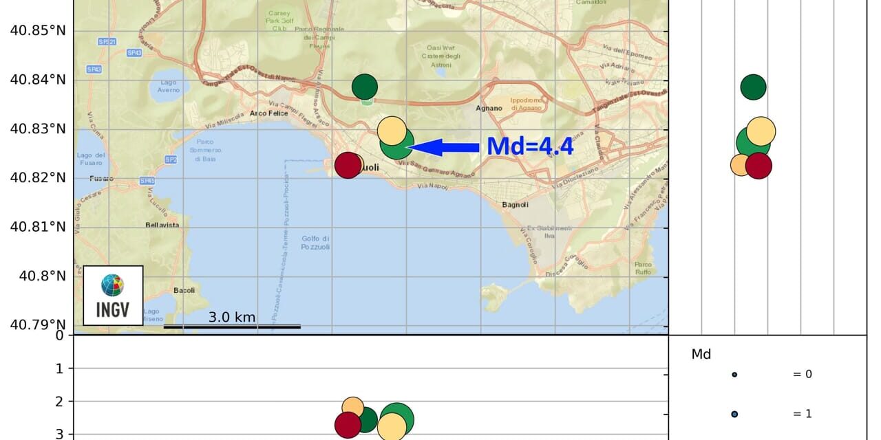 Terremoti, l’inizio e fine di uno sciame sismico: arriva la spiegazione dall’Ingv