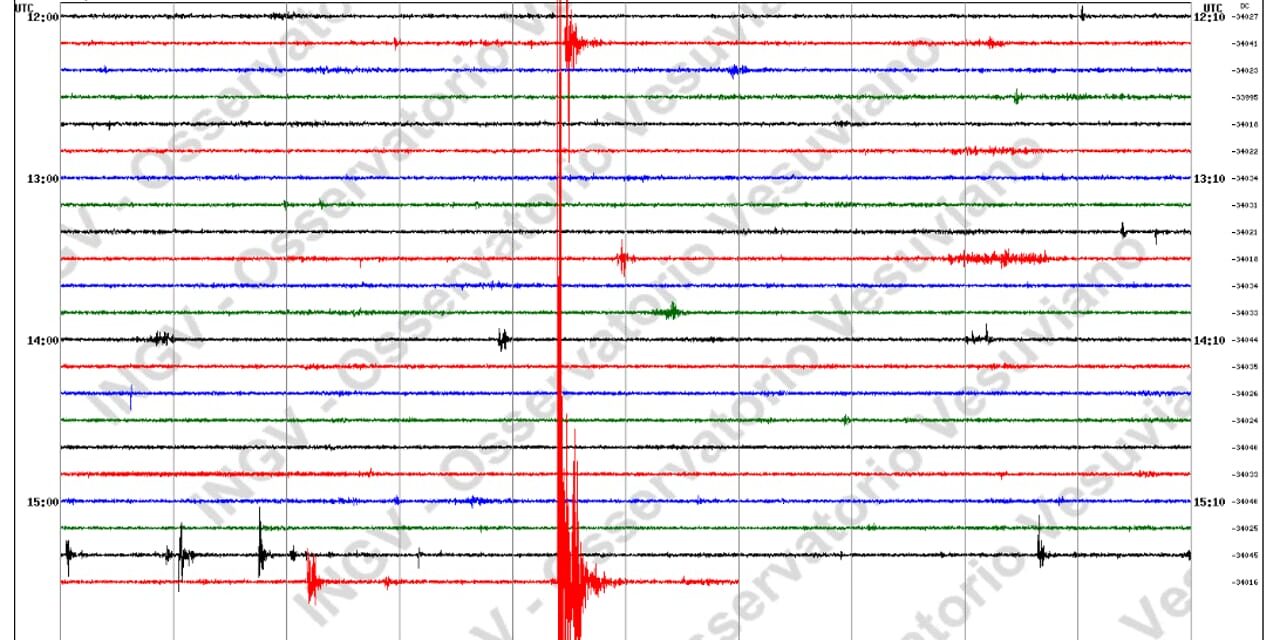 Terremoto nei Campi Flegrei nel pomeriggio del 13 febbraio 2025