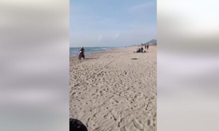 Gara tra moto sulla spiaggia, incivili scatenati sul Litorale Domitio – Cronaca Flegrea