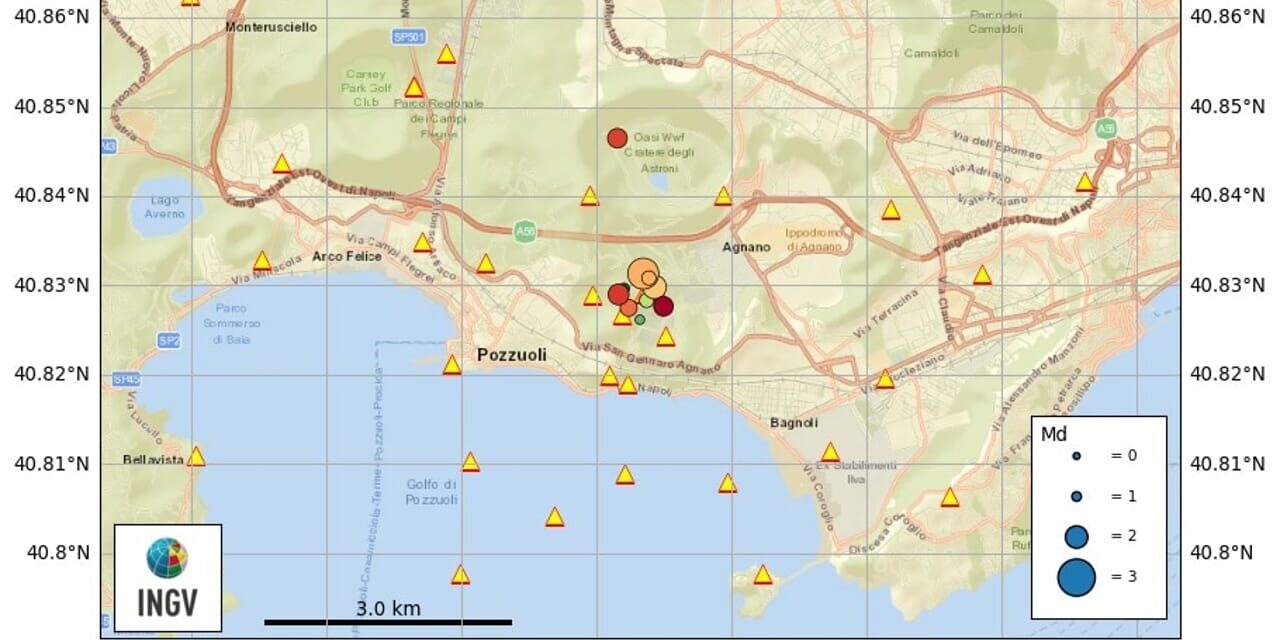 Sciame sismico Campi Flegrei, tavolo in prefettura e scuole evacuate: la situazione