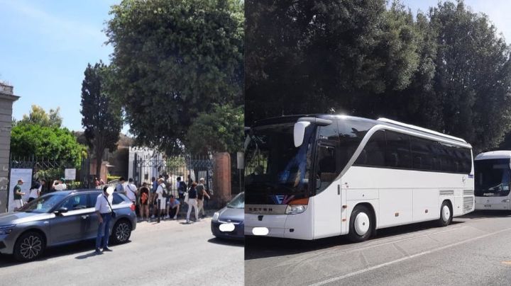 POZZUOLI| Caos in zona Anfiteatro Flavio: bus turistici e auto in sosta “selvaggia”